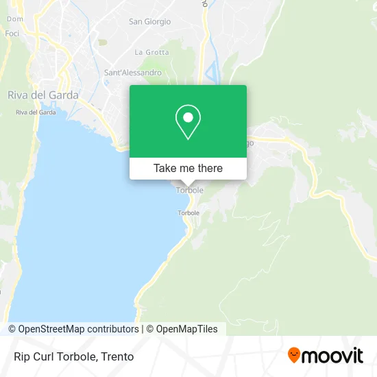 Rip Curl Torbole map