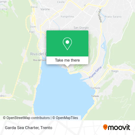 Garda Sea Charter map