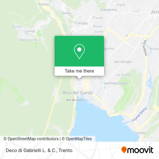 Deco di Gabrielli L. & C. map