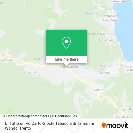 Di Tutto un Pò Carto-Giochi Tabacchi di Tamanini Wanda map
