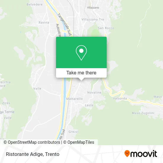 Adige Restaurant map