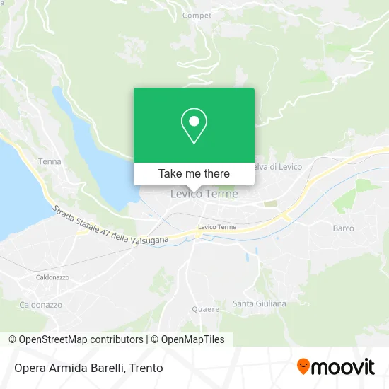 Armida Barelli Opera map