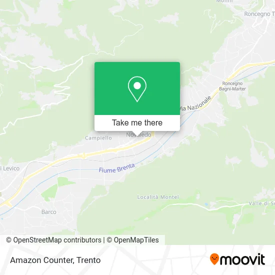 Amazon Counter map