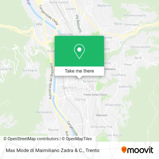 Max Mode di Maimiliano Zadra & C. map