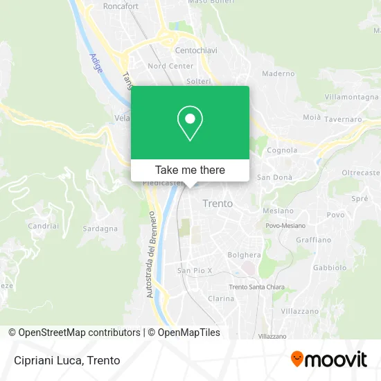 Cipriani Luca map