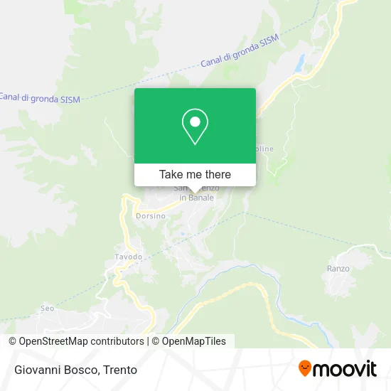 Giovanni Bosco map