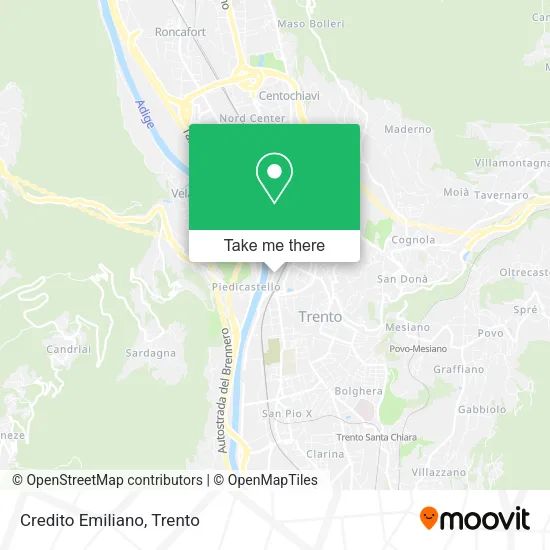 Credito Emiliano map