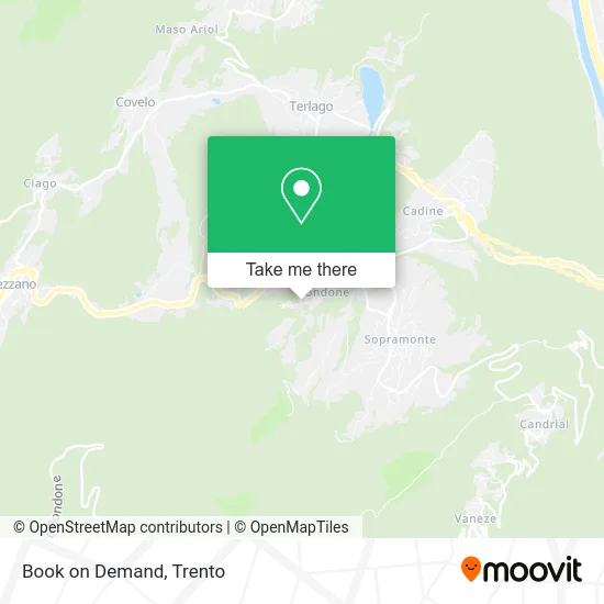 Book on Demand map