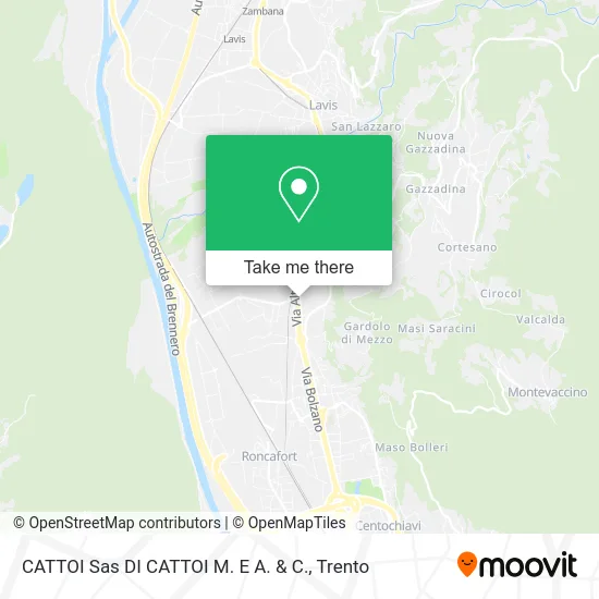 CATTOI Sas DI CATTOI M. E A. & C. map