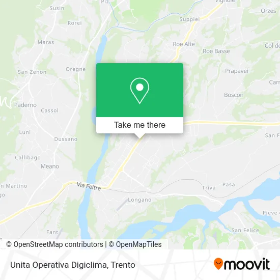 Digiclima Operational Unit map