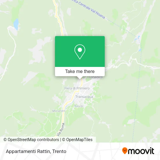 Appartamenti Rattin map