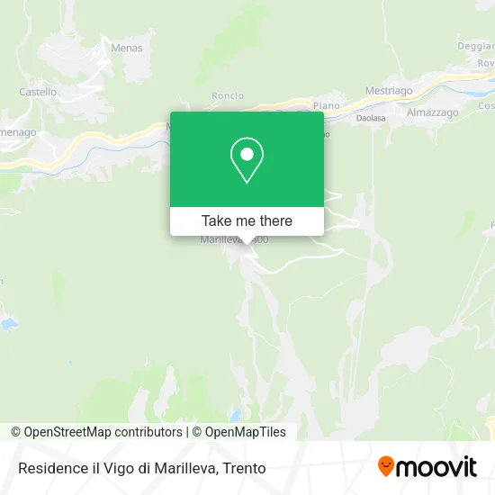 Residence il Vigo di Marilleva map
