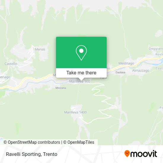 Ravelli Sporting map