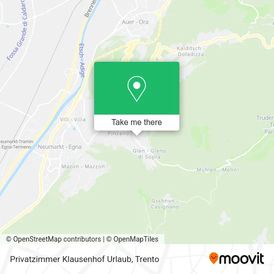 Privatzimmer Klausenhof Urlaub map