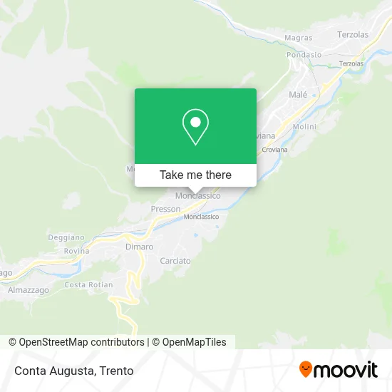 Conta Augusta map