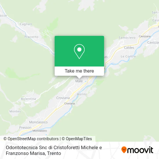 Odontotecnica Snc di Cristoforetti Michele e Franzonso Marisa map