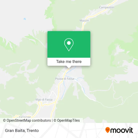 Gran Baita map