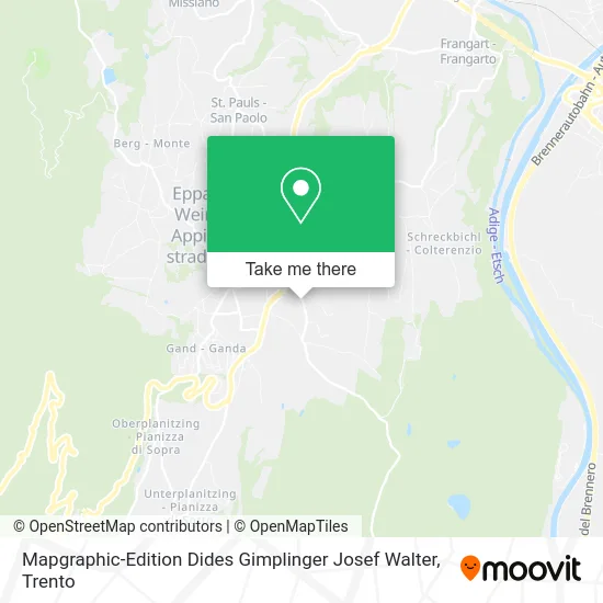 Mapgraphic-Edition Dides Gimplinger Josef Walter map