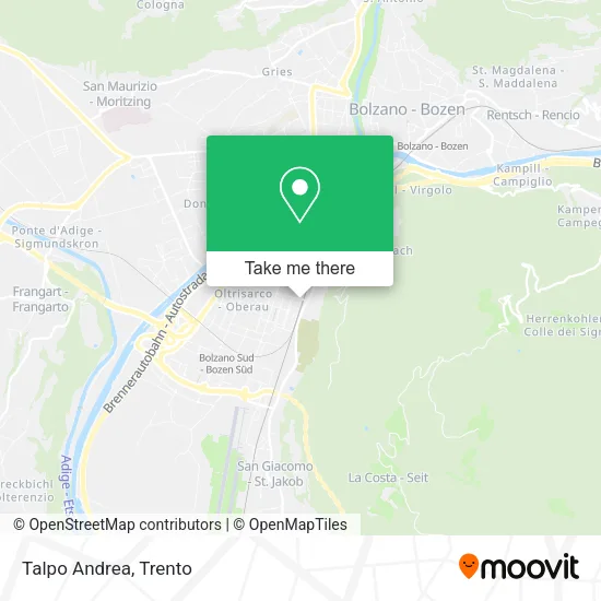 Talpo Andrea map