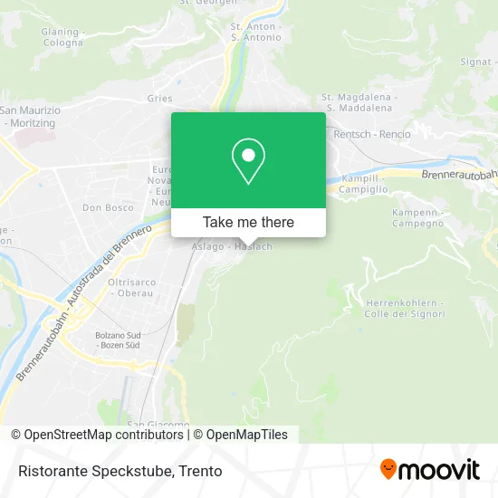 Ristorante Speckstube map