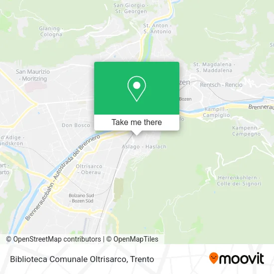 Biblioteca Comunale Oltrisarco map