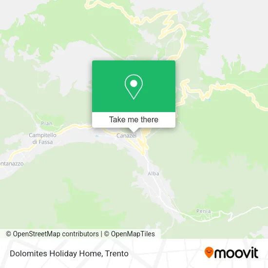 Dolomites Holiday Home map