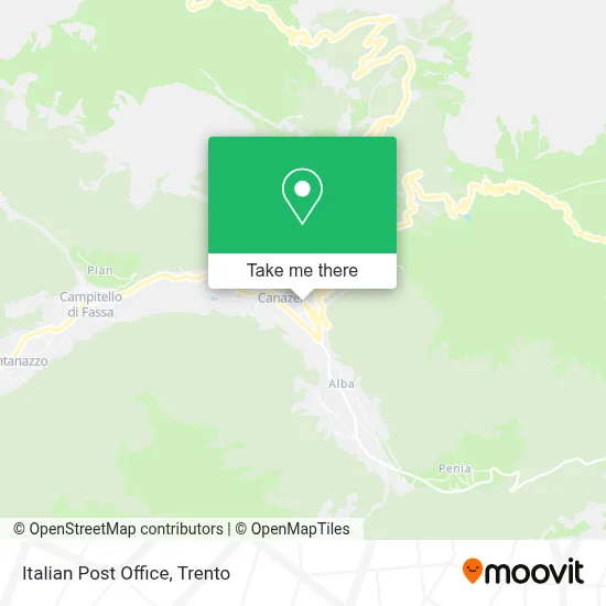 Italian Post Office map