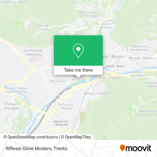 Riflessi Gioie Modern map