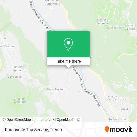 Karosserie Top Service map