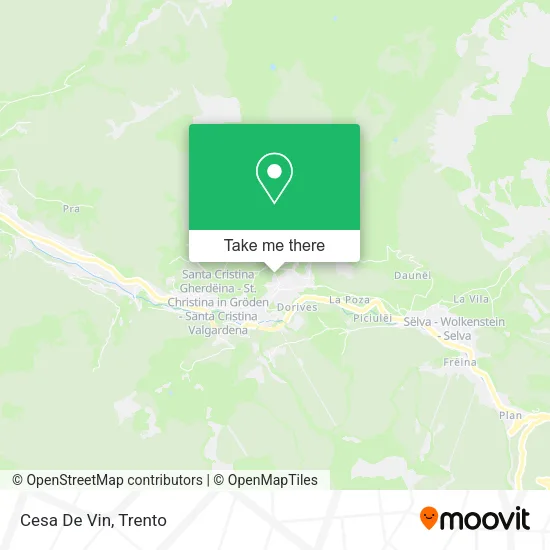 Cesa De Vin map