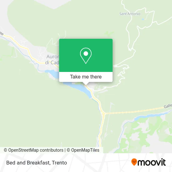Bed and Breakfast map