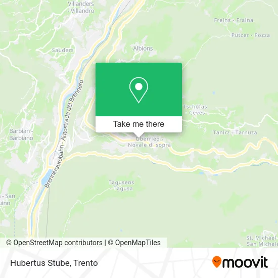 Hubertus Stube map
