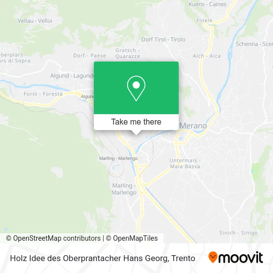 Holz Idee des Oberprantacher Hans Georg map