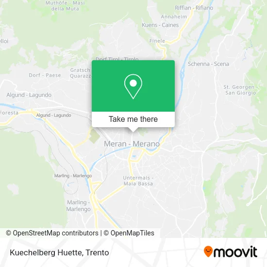 Kuechelberg Huette map