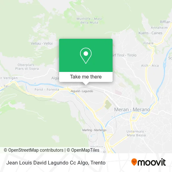 Jean Louis David Lagundo Shopping Center map