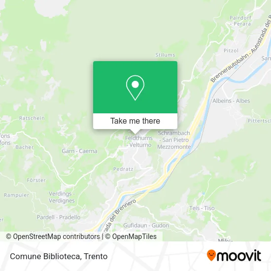 Comune Biblioteca map