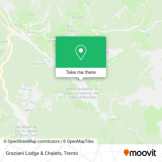 Graziani Lodge & Chalets map