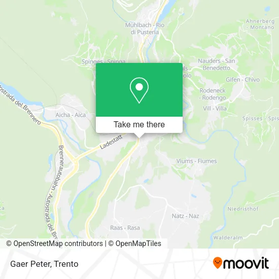 Gaer Peter map