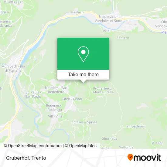 Gruberhof map