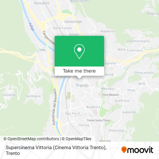Supercinema Vittoria (Cinema Vittoria Trento) map