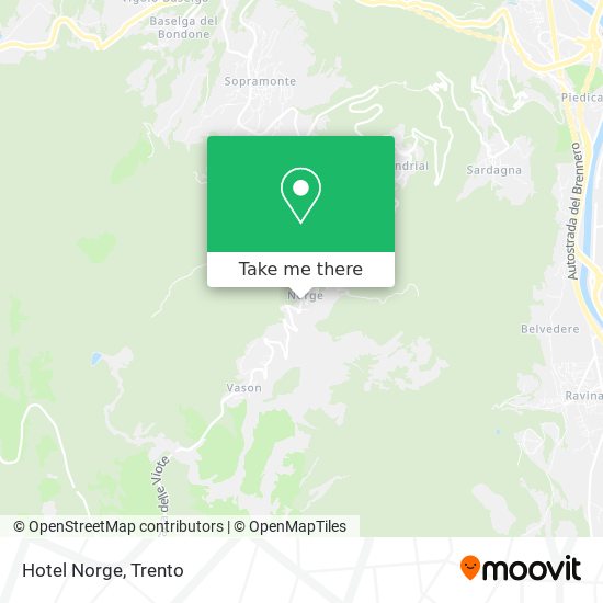 Hotel Norge map