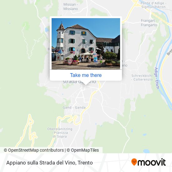 Appiano sulla Strada del Vino map