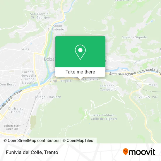 Funivia del Colle map