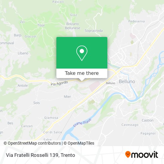 Via Fratelli Rosselli 139 map