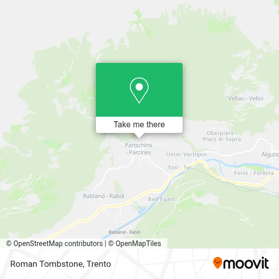 Roman Tombstone map