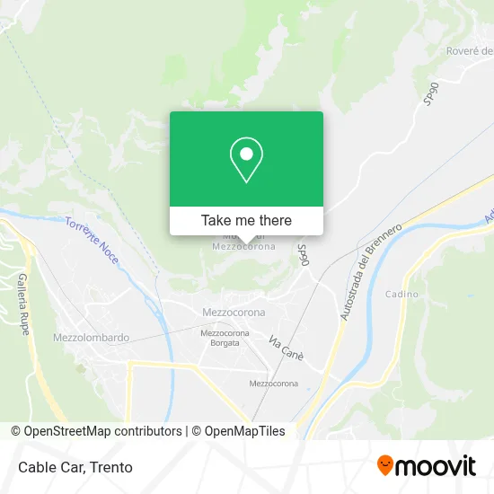 Cable Car map