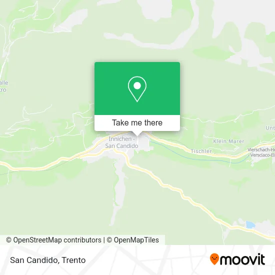 San Candido map