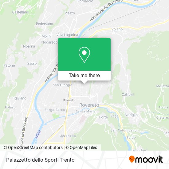 Palazzetto dello Sport map