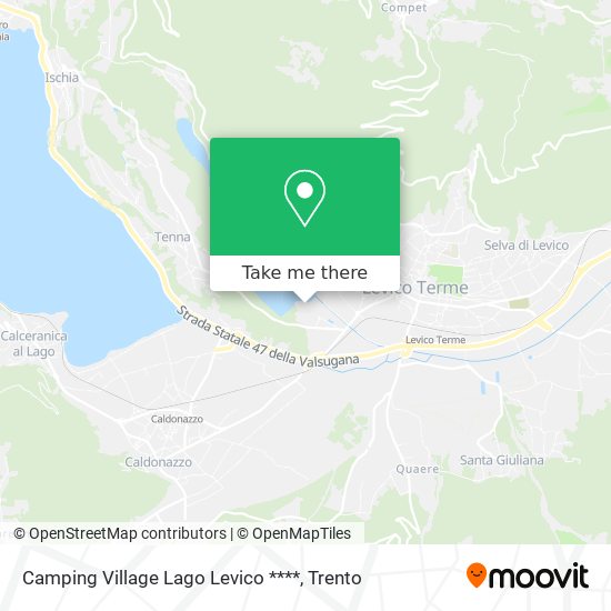 Camping Village Lago Levico **** map