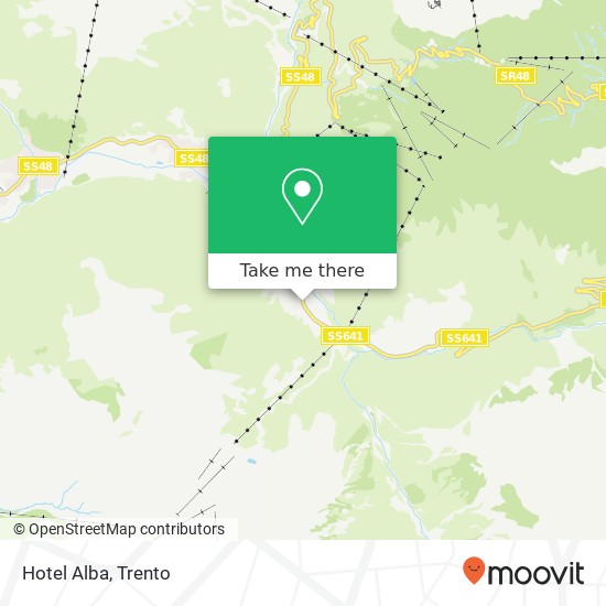 Hotel Alba map